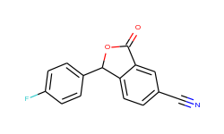 1-(4-Fluorophenyl)-1,3-dihydro-3-oxo-5-isobenzofurancarbonitrile