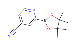 2-(4,4,5,5-tetramethyl-1,3,2-dioxaborolan-2-yl)pyridine-4-carbonitrile