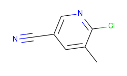 3-Pyridinecarbonitrile, 6-chloro-5-methyl-
