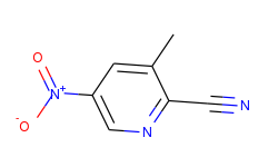 2-Pyridinecarbonitrile, 3-methyl-5-nitro-