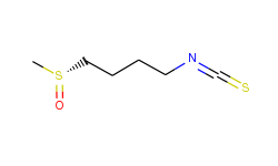 Butane, 1-isothiocyanato-4-(methylsulfinyl)-, (R)-