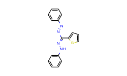 1,5-diphenyl-3-(2-thienyl)formazan