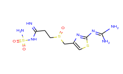 3-[2-(DIAMINOMETHYLENEAMINO)-1,3-THIAZOL-4- YLMETHYLSULPHINYL]-N-SULPHAMOYLPROPANAMIDINE
