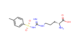 D-Ornithine, N5-[imino[[(4-methylphenyl)sulfonyl]amino]methyl]-