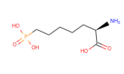 Heptanoic acid, 2-amino-7-phosphono-, (2R)-