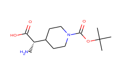 (S)-1-Boc-4-(aminocarboxymethyl)piperidine
