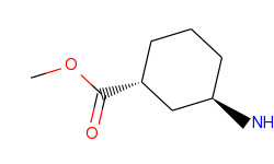 Cyclohexanecarboxylic acid, 3-amino-, methyl ester, (1R,3R)-rel-
