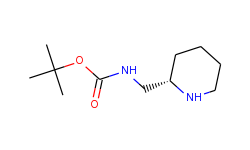 Carbamic acid, (2-piperidinylmethyl)-, 1,1-dimethylethyl ester, (S)-