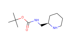 Carbamic acid, (2-piperidinylmethyl)-, 1,1-dimethylethyl ester, (R)-