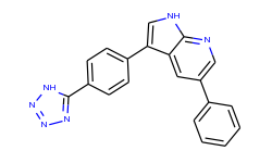 3-(4-(1h-tetrazol-5-yl)phenyl)-5-phenyl-1h-pyrrolo[2,3-b]pyridine