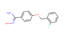 4-[(2-fluorobenzyl)oxy]-n-hydroxybenzenecarboximidamide