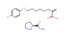 8-(4-Chlorophenoxy)-2-methylene-octanoic Acid L-Prolinamide