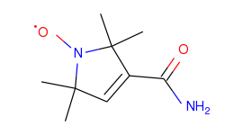 1H-Pyrrol-1-yloxy, 3-(aminocarbonyl)-2,5-dihydro-2,2,5,5-tetramethyl-
