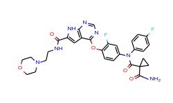 n-(4-(6-((2-morpholinoethyl)carbamoyl)-7h-pyrrolo[2,3-d]pyrimidin-4-yloxy)-3-fluorophenyl)-n-(4-fluo