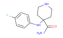 4-[(4-fluorophenyl)amino]piperidine-4-carboxamide