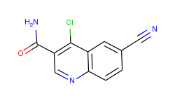 4-chloro-6-cyanoquinoline-3-carboxamide