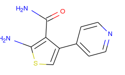 2-amino-4-pyridin-4-yl-thiophene-3-carboxylic acid amide