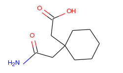 Cyclohexaneacetic acid, 1-(2-amino-2-oxoethyl)-