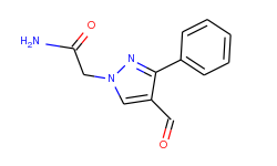 2-(4-formyl-3-phenyl-1h-pyrazol-1-yl)acetamide