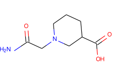 1-carbamoylmethyl-piperidine-3-carboxylic acid