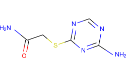 2-[(4-amino-1,3,5-triazin-2-yl)thio]acetamide