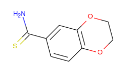 2,3-dihydro-benzo[1,4]dioxine-6-carbothioic acid amide