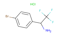 1-(4-Bromo-phenyl)-2,2,2-trifluoro-ethylamine hydrochloride