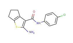 2-amino-n-(4-chlorophenyl)-5,6-dihydro-4h-cyclopenta[b]thiophene-3-carboxamide