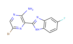 5-bromo-3-(6-fluoro-1h-benzo[d]imidazol-2-yl)pyrazin-2-amine