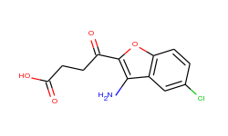 4-(3-amino-5-chloro-benzofuran-2-yl)-4-oxo-butyric acid