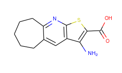 3-amino-6,7,8,9-tetrahydro-5h-cyclohepta[b]-thieno[3,2-e]pyridine-2-carboxylic acid