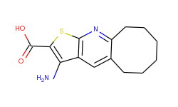 3-amino-5,6,7,8,9,10-hexahydrocycloocta[b]thieno-[3,2-e]pyridine-2-carboxylic acid