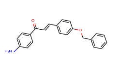 (2e)-1-(4-aminophenyl)-3-[4-(benzyloxy)phenyl]-prop-2-en-1-one