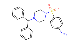 4-[(4-benzhydryl-1-piperazinyl)sulfonyl]aniline