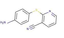 2-[(4-aminophenyl)sulfanyl]nicotinonitrile