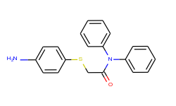 2-[(4-aminophenyl)thio]-n,n-diphenylacetamide