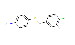 4-[(3,4-dichlorobenzyl)sulfanyl]aniline