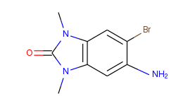 5-amino-6-bromo-1,3-dimethyl-1,3-dihydro-2H-benzimidazol-2-one