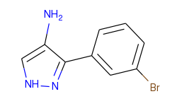 3-(3-bromophenyl)-1h-pyrazol-4-amine