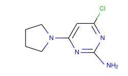 4-chloro-6-pyrrolidin-1-yl-pyrimidin-2-ylamine