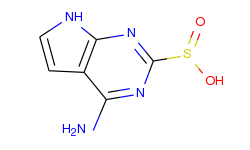 4-amino-7h-pyrrolo[2,3-d]pyrimidine-2-sulfinic acid