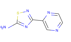 3-(pyrazin-2-yl)-1,2,4-thiadiazol-5-amine