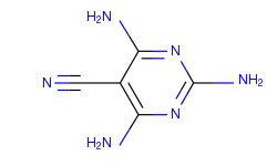 2,4,6-triamino-5-pyrimidinecarbonitrile