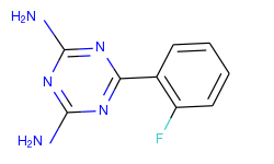 6-(2-fluorophenyl)-[1,3,5]triazine-2,4-diamine