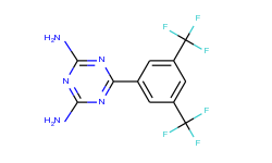 2-amino-4-[3,5-bis(trifluoromethyl)phenyl]-amino-1,3,5-triazine