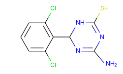 4-amino-6-(2,6-dichlorophenyl)-1,6-dihydro-1,3,5-triazine-2-thiol