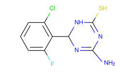 4-amino-6-(2-chloro-6-fluorophenyl)-1,6-dihydro-1,3,5-triazine-2-thiol