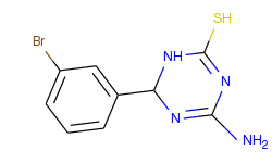 4-amino-6-(3-bromophenyl)-1,6-dihydro-1,3,5-triazine-2-thiol