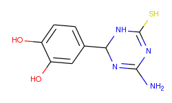 4-(4-amino-6-mercapto-1,2-dihydro-1,3,5-triazin-2-yl)benzene-1,2-diol
