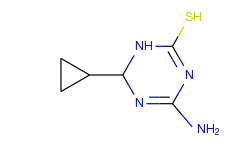 4-amino-6-cyclopropyl-1,6-dihydro-1,3,5-triazine-2-thiol